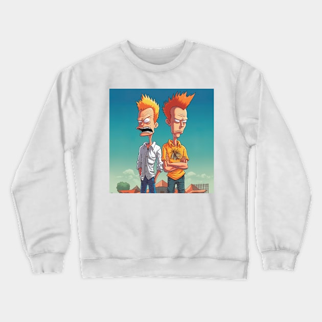 beavis and butthead - Design 5 Crewneck Sweatshirt by Maverick Media